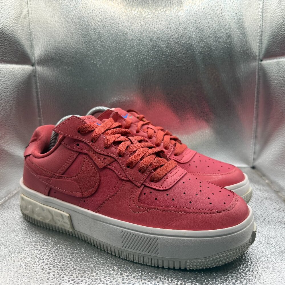 Size 9 Nike Air Force 1 Fontanka Archeo Pink White Womens‎ Sneakers DA7024-601